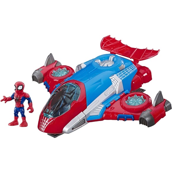 Playskool Heroes Marvel Super Hero Adventures Spider-Man Jetquarters - Picture 11 of 12
